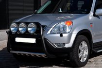 Honda CRV 2001-2006 Parabulloni WT018 Nero (Acciaio Inox) foto 2