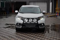 Honda CRV 2012-2016 Protezione Anteriore WT018 Nera (Acciaio Inox) foto 2