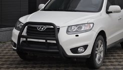 Hyundai Santa Fe 2 2006-2012 Parabulloni WT018 Nero (Acciaio Inox) foto 1