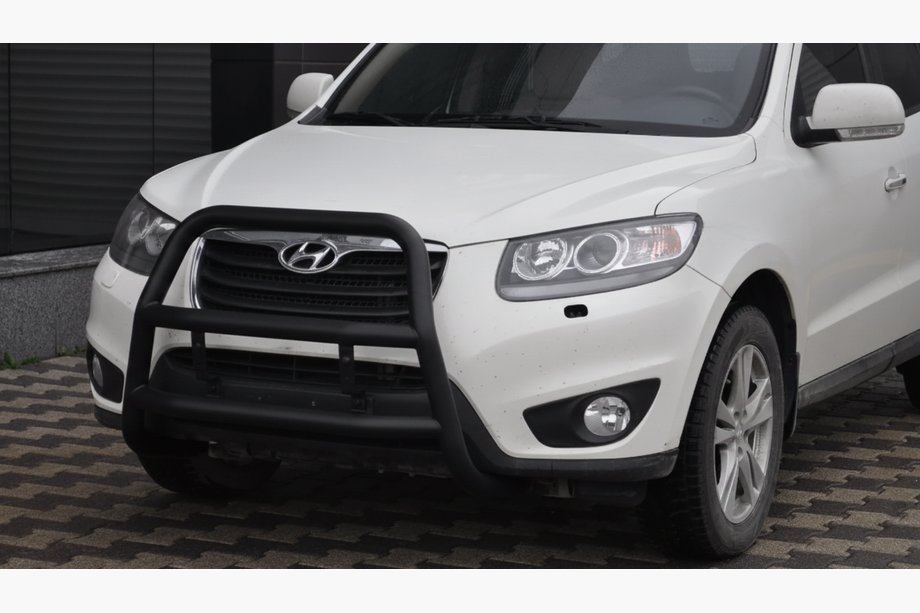 Hyundai Santa Fe 2 2006-2012 Parabulloni WT018 Nero (Acciaio Inox) Image