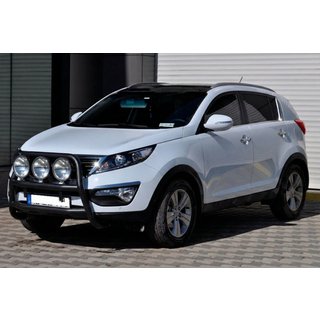 Parabulloni WT018 Nero (Acciaio Inox) Kia Sportage 2010-2015 foto 2