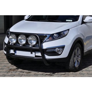 Parabulloni WT018 Nero (Acciaio Inox) Kia Sportage 2010-2015 foto 3
