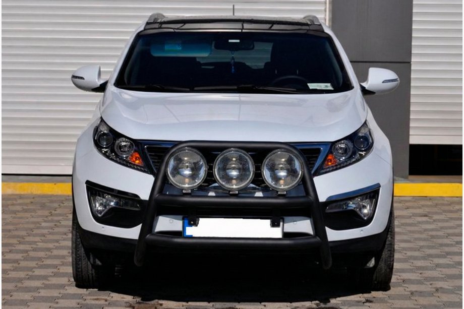 Kia Sportage 2010-2015 Parabulloni WT018 Nero (Acciaio Inox) Image