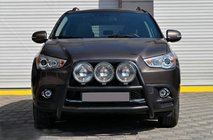 Mitsubishi ASX 2010-2023 Parabulloni WT018 Nero (Acciaio Inox) foto 2
