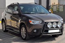 Mitsubishi ASX 2010-2023 Parabulloni WT018 Nero (Acciaio Inox) foto 3