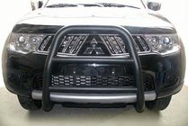 Mitsubishi L200 2006-2015 Parabulloni WT018 Nero (Acciaio Inox) foto 3