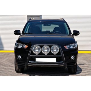 Parabulloni WT018 Nero (Acciaio Inox) Mitsubishi Outlander 2006-2012 foto 1