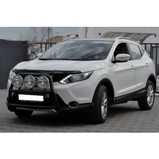 Parabulloni WT018 Nero (Acciaio Inox) Nissan Qashqai 2014-2021 foto 1