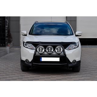 Parabulloni WT018 Nero (Acciaio Inox) Nissan Qashqai 2014-2021 foto 2