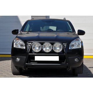 Parabulloni WT018 Nero (Acciaio Inox) Nissan Qashqai 2007-2010 foto 1