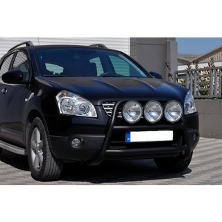 Parabulloni WT018 Nero (Acciaio Inox) Nissan Qashqai 2010-2014 foto 3