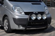 Nissan Primastar 2002-2014 Parabulloni WT018 Nero (Acciaio Inox) foto 2