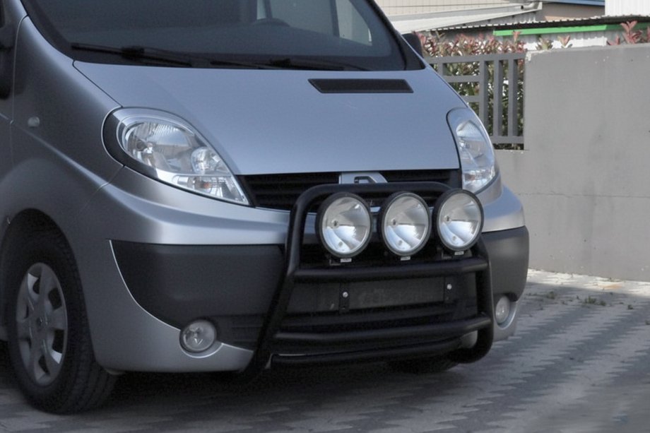 Renault Trafic 2001–2015 Parabulloni WT018 Nero (Acciaio Inox) Image