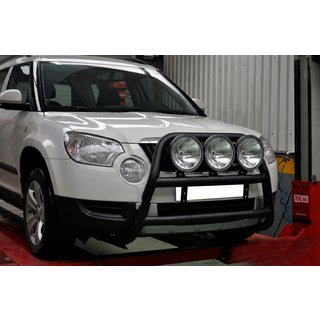 Parabulloni WT018 Nero (Acciaio Inox) Skoda Yeti 2009-2017 foto 2