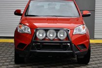 SsangYong Korando 2010-2019 Parabulloni WT018 Nero (Acciaio Inox) foto 3