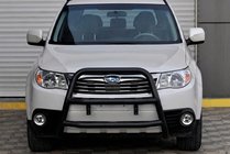 Subaru Forester 2008-2013 Parabulloni WT018 Nero (Acciaio Inox) foto 3