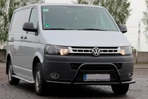 Volkswagen T5 2010-2015 Parabulloni WT007ST Nero (Acciaio Inox) foto 1