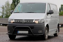 Volkswagen T5 2010-2015 Parabulloni WT007ST Nero (Acciaio Inox) foto 2
