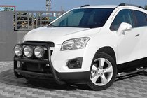 Chevrolet Trax 2012-2023 Parabullbar Anteriore WT018 Nero (Acciaio Inox) foto 3