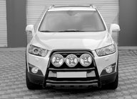 Chevrolet Trax 2012-2023 Parabullbar Anteriore WT018 Nero (Acciaio Inox) foto 1
