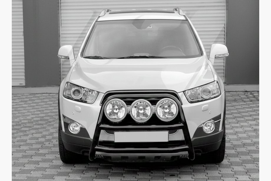 Chevrolet Trax 2012-2023 Parabullbar Anteriore WT018 Nero (Acciaio Inox) Image