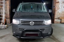 Volkswagen T5 2010-2015 Parabulloni WT006ST Nero (Acciaio Inox) foto 3