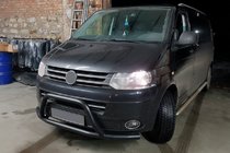 Volkswagen T5 2010-2015 Parabulloni WT006ST Nero (Acciaio Inox) foto 2