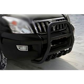 Parabulloni alto Black (acciaio inox) Toyota Land Cruiser Prado 120 2002-2009