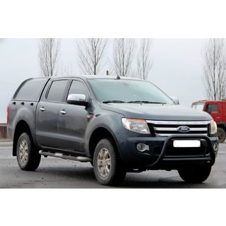 Protezione Anteriore WT022 Nera (Acciaio Inox) Ford Ranger 2011–2022 foto 2