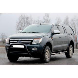 Protezione Anteriore WT022 Nera (Acciaio Inox) Ford Ranger 2011–2022 foto 3