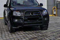 Volkswagen Amarok 2010-2022 Parabull VL001 Nero (Acciaio Inox) foto 3