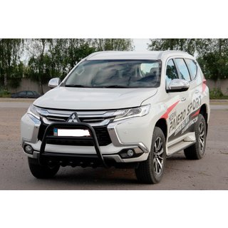 Parabulloni WT008 Nero (Acciaio Inox) Mitsubishi Pajero Sport 2015- foto 2