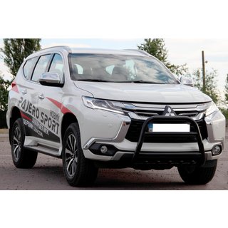 Parabulloni WT008 Nero (Acciaio Inox) Mitsubishi Pajero Sport 2015- foto 3