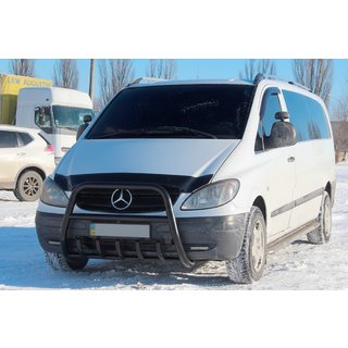 Parabulloni XL-WT025 Nero (Acciaio Inox) Mercedes Vito W639 2004-2014 foto 3