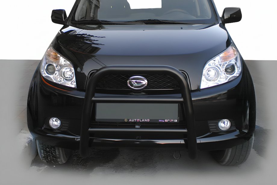 Daihatsu Terios 2006-2017 Parabullbar Anteriore QT005 Nero (Acciaio Inox) Foto 1