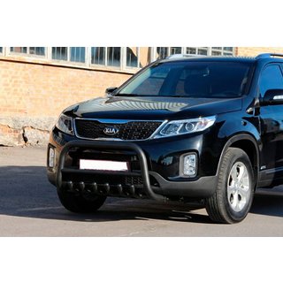 Parabulloni WT021 Nero (Acciaio Inox) Kia Sorento II XM 2009-2014 foto 1