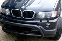 BMW X5 E53 1999–2006 Parabulloni WT015 Nero (Acciaio Inox) foto 1