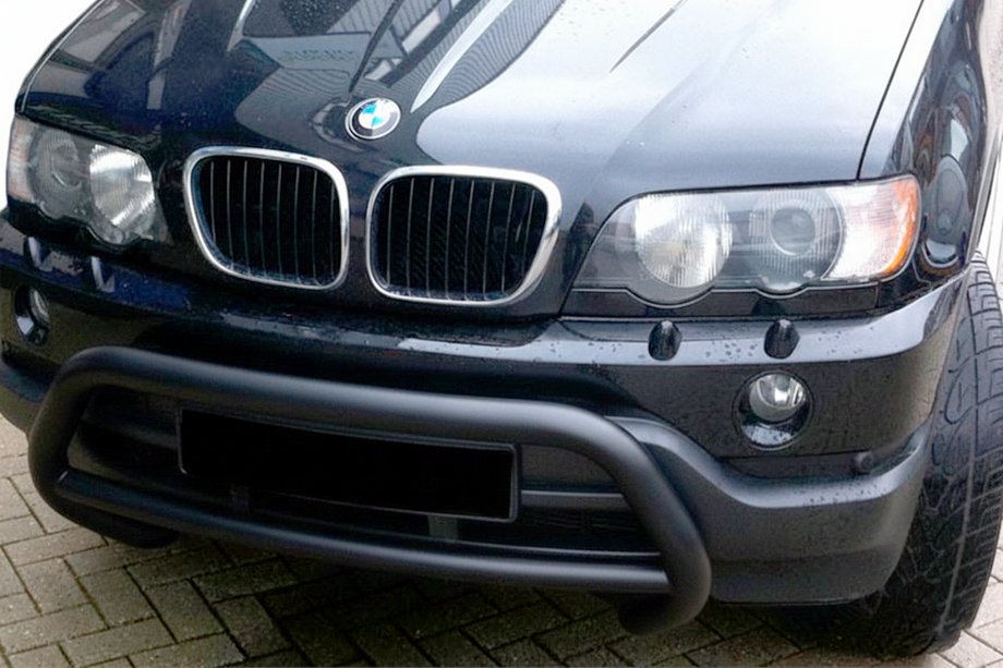 BMW X5 E53 1999–2006 Parabulloni WT015 Nero (Acciaio Inox) Image