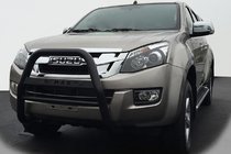 Isuzu D-Max 2011-2019 Protezione Anteriore QT008 Nera (Acciaio Inox) foto 1