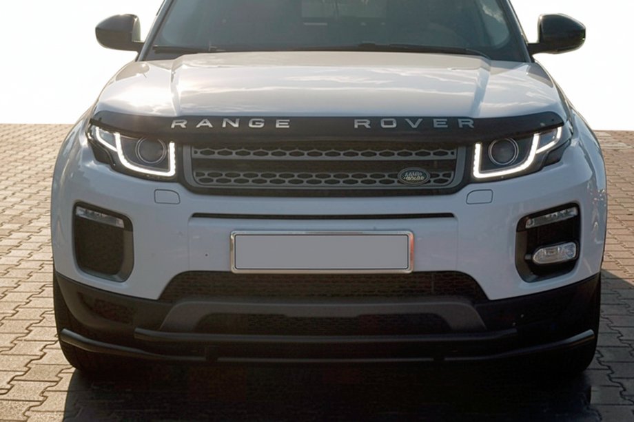 Range Rover Evoque 2012-2018 Protezione Anteriore ST014-1 Nera (Acciaio Inox) Image