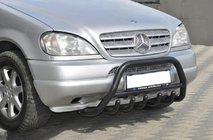 Mercedes ML W163 1997-2005 Parabulloni Black (acciaio inox) foto 5