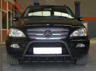 Mercedes ML W163 1997-2005 Parabulloni Black (acciaio inox) foto 2
