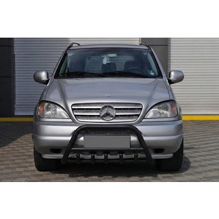 Parabulloni Black (acciaio inox) Mercedes ML W163 1997-2005 foto 4