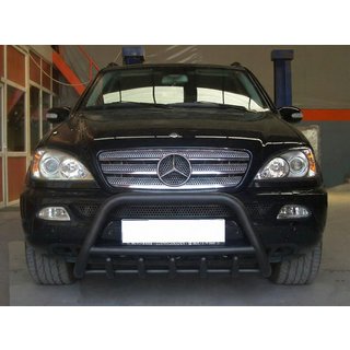 Parabulloni Black (acciaio inox) Mercedes ML W163 1997-2005 foto 2