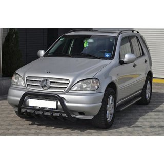 Parabulloni Black (acciaio inox) Mercedes ML W163 1997-2005 foto 3