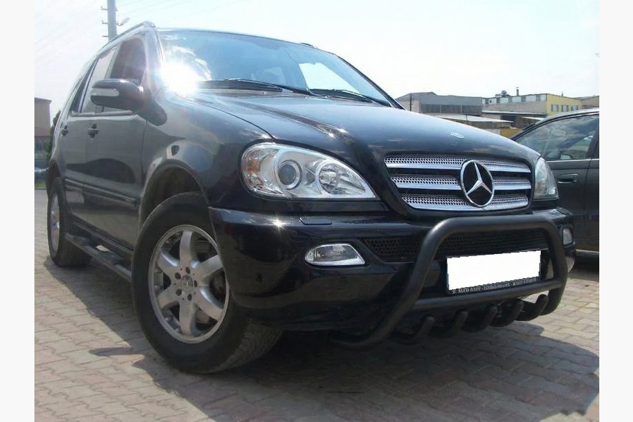 Mercedes ML W163 1997-2005 Parabulloni Black (acciaio inox) Image