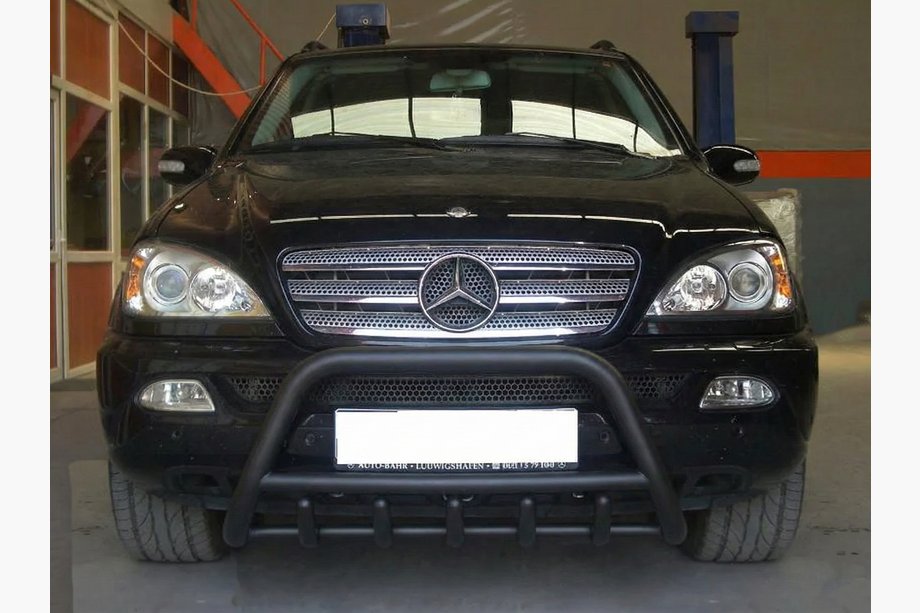 Mercedes ML W163 1997-2005 Parabulloni Black (acciaio inox) Foto 2
