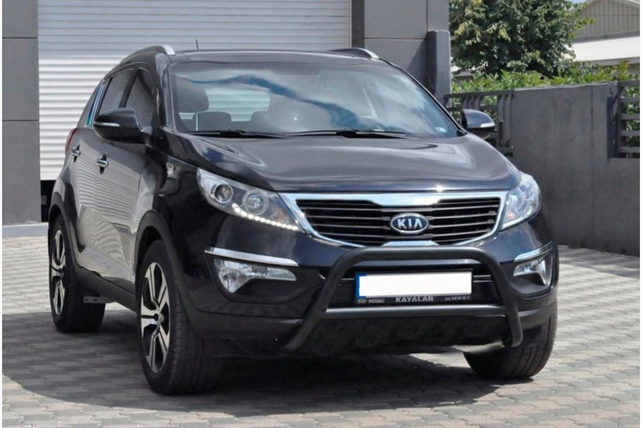 Kia Sportage 2010-2015 Parabulloni WT006 Nero (Acciaio Inox) Image