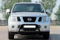 Nissan Pathfinder R51 2005-2014 Parabulloni WT008 Nero (Acciaio Inox) foto 3