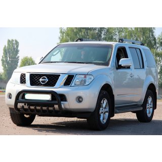 Parabulloni WT008 Nero (Acciaio Inox) Nissan Pathfinder R51 2005-2014 foto 1